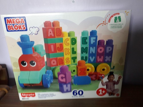 Mega bloks abc learning train - bloks,