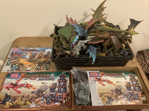 Megabloks dragons job lot - megabloks,
