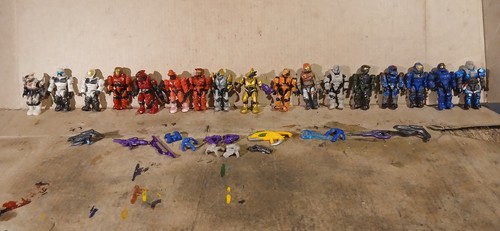 Halo mega bloks figures - halo, &