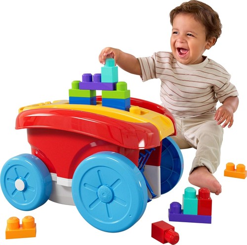 Mega bloks block scooping - mega, pull
