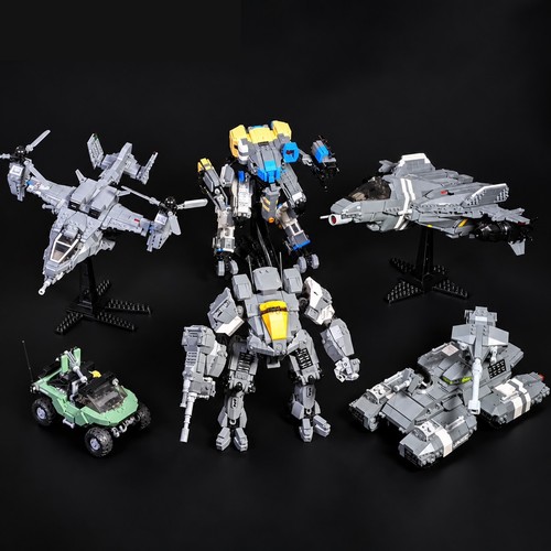 Halo moc clamp block - block, |